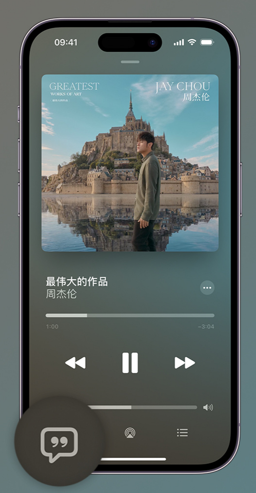 南开iphone维修分享如何在iPhone上使用Apple Music全新唱歌功能 