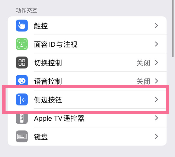 南开苹果14维修店分享iPhone14 Plus侧键双击下载功能关闭方法 