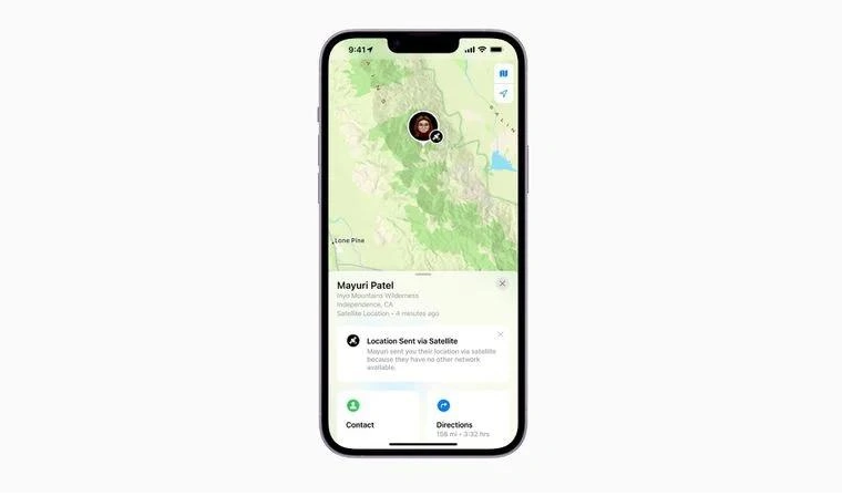 南开苹果14维修分享iPhone14系列中 FindMy功能通过卫星分享位置方法教程 